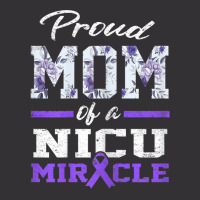 Womens Prematurity Awareness Proud Preemie Mom Nicu Warrior Miracle Vintage Hoodie | Artistshot