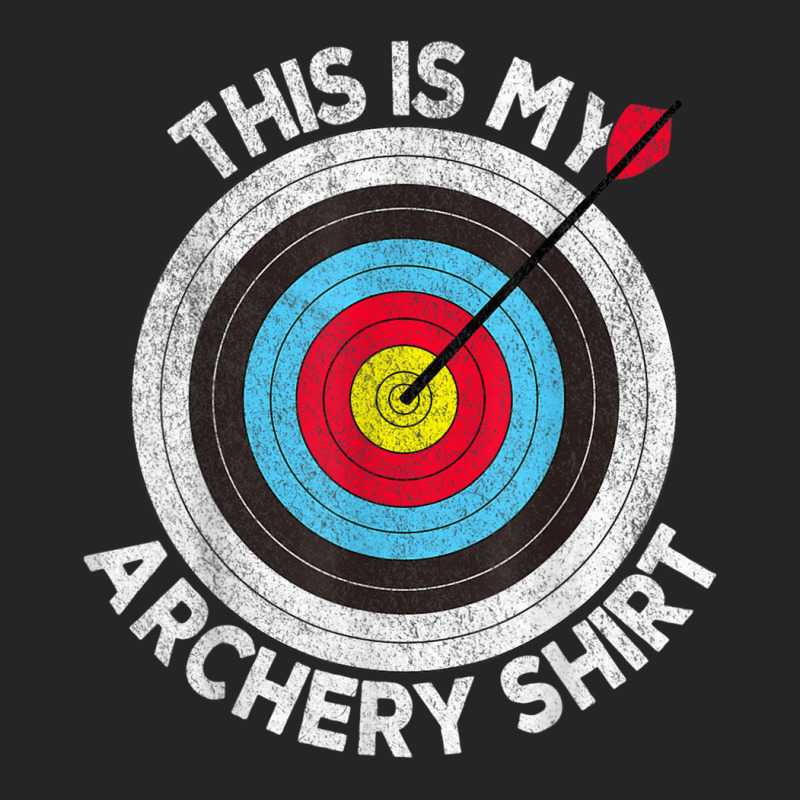 This Is My Archery Shirt Archer Target Bow Shooting Vintage T Shirt Unisex Hoodie | Artistshot