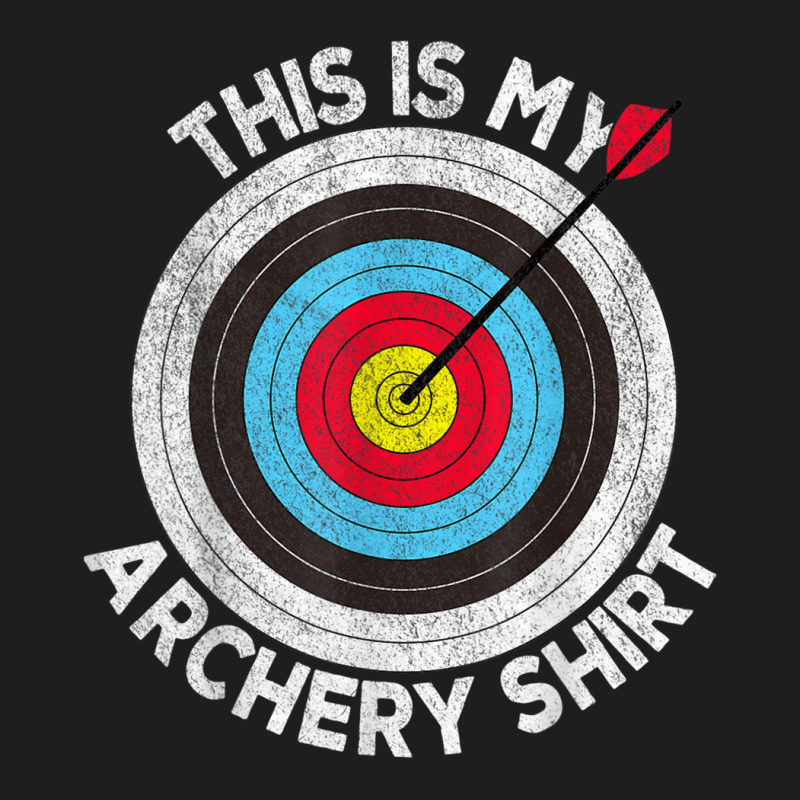 This Is My Archery Shirt Archer Target Bow Shooting Vintage T Shirt Classic T-shirt | Artistshot