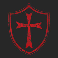 Distressed Knights Templar Cross And Shield Crusader Men's T-shirt Pajama Set | Artistshot