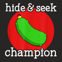 Christmas Pickle Hide And Seek Champion T Shirt Ladies Fitted T-shirt | Artistshot