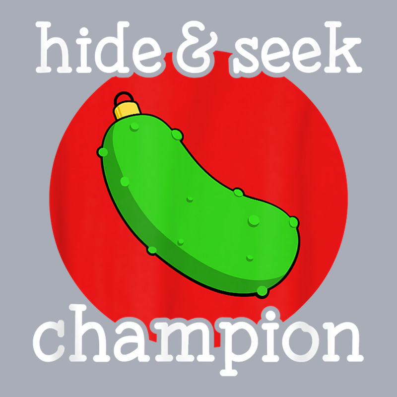 Christmas Pickle Hide And Seek Champion T Shirt Tank Dress by nejnda | Artistshot