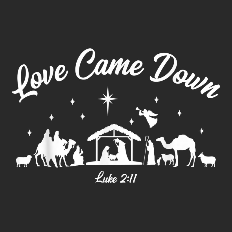 Love Came Down Christmas Tshirt Nativity Scene Christian T Shirt Printed hat by gehnhe | Artistshot