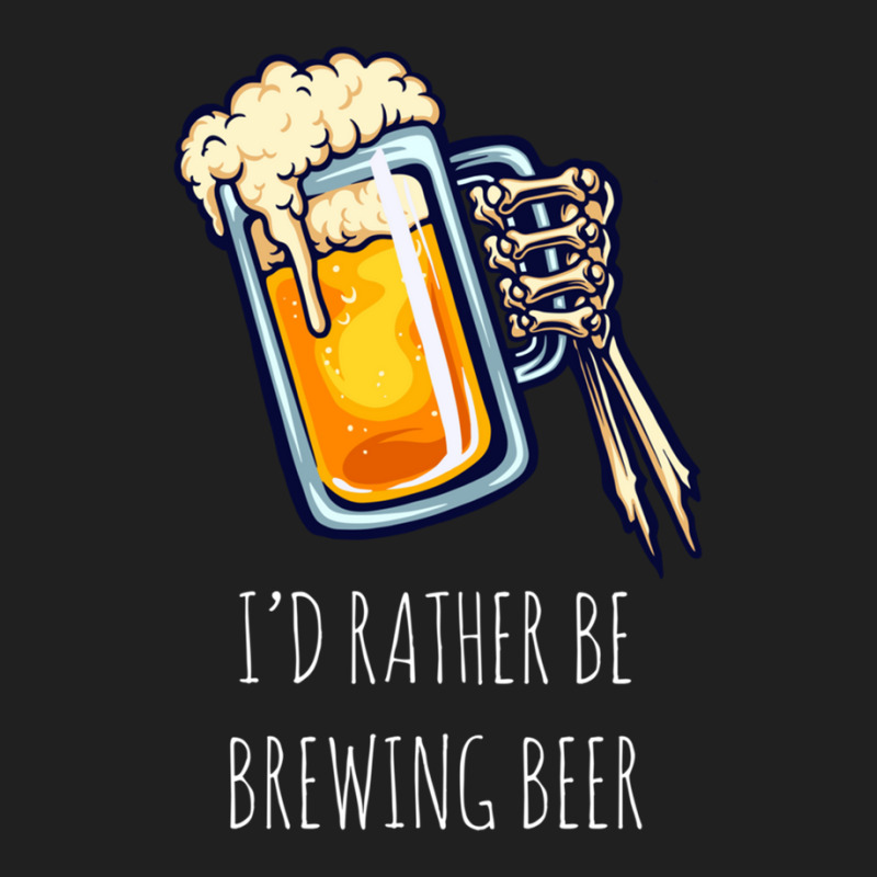 I'd Rather Be Brewing Beer - Funny Homebrew .png Ladies Polo Shirt by TonyBanks | Artistshot