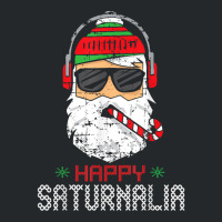 Happy Saturnalia Cool Santa Christmas Tshirt Crewneck Sweatshirt | Artistshot