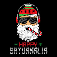 Happy Saturnalia Cool Santa Christmas Tshirt Men's 3/4 Sleeve Pajama Set | Artistshot