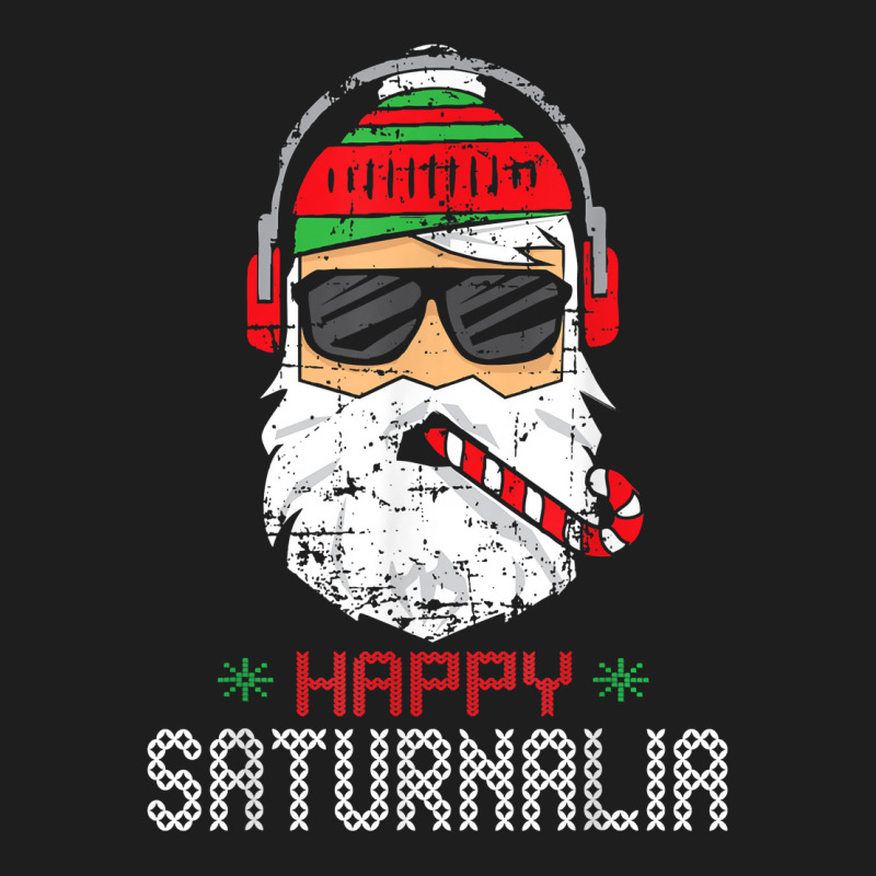 Happy Saturnalia Cool Santa Christmas Tshirt Classic T-shirt by nejnda | Artistshot