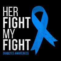 Her Fight Is My Fight Diabetes Awareness T1d Type 1 Cropped Sweater | Artistshot