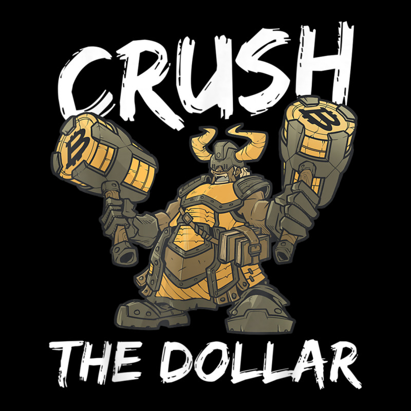 Bitcoin Crush The Dollar Dwarf Cleric Barbarian Rpg Class T Shirt Pocket T-Shirt by hin | Artistshot