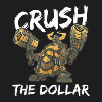 Bitcoin Crush The Dollar Dwarf Cleric Barbarian Rpg Class T Shirt Classic T-shirt | Artistshot