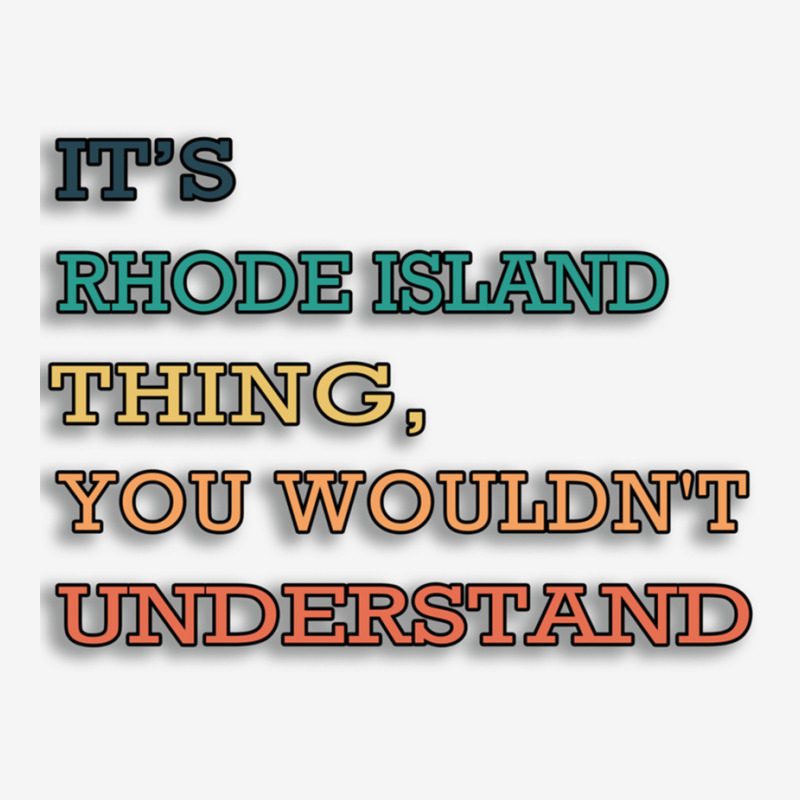 Its Rhode Island Thing, You Wouldnt Understand Adjustable Cap by TERRANCESCOTT | Artistshot