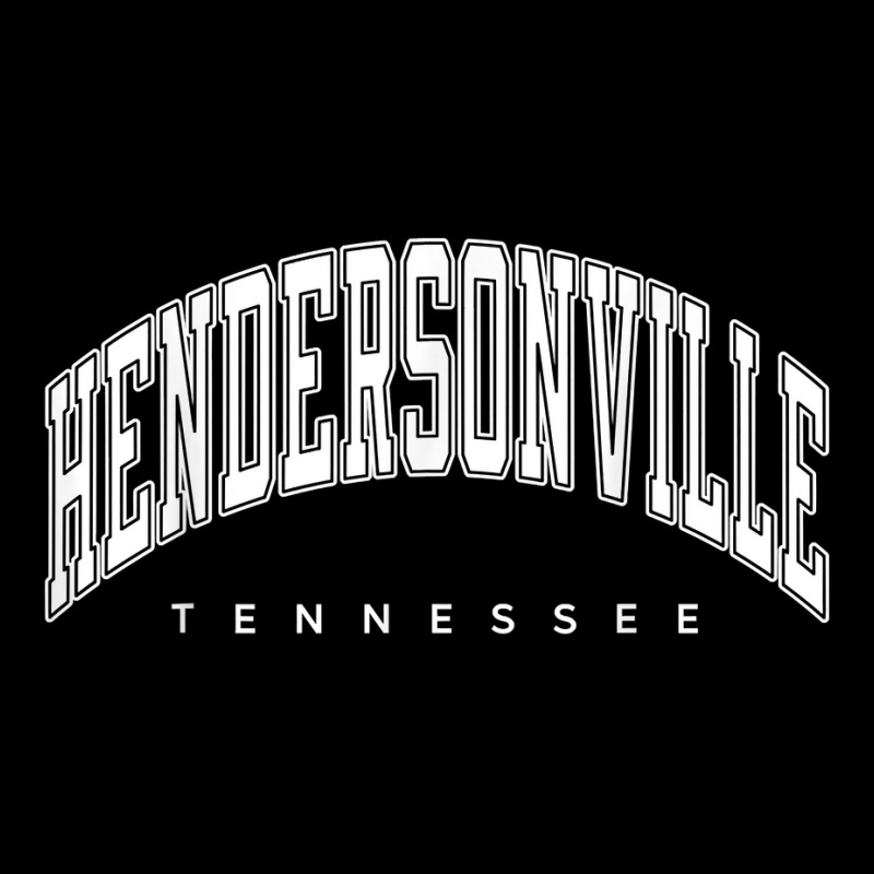 Hendersonville Tennessee Tn Varsity Style White Text T Shirt Adjustable Cap by tzecluco | Artistshot