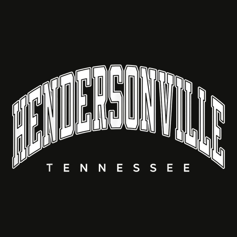 Hendersonville Tennessee Tn Varsity Style White Text T Shirt Scorecard Crop Tee by tzecluco | Artistshot