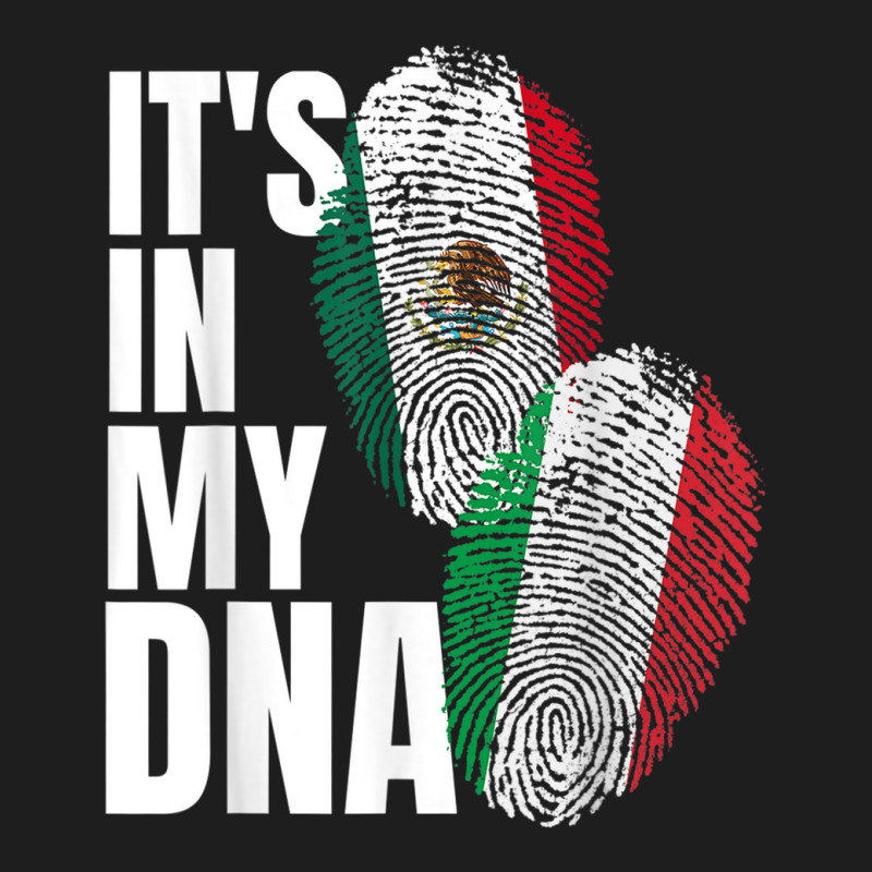 Mexican Italian Dna Heritage Nationality Flag Classic T-shirt by ElizahTessieDenniston | Artistshot