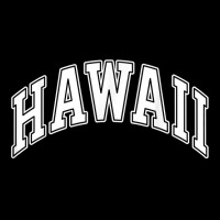 Hawaii Varsity Style White Text T Shirt Zipper Hoodie | Artistshot