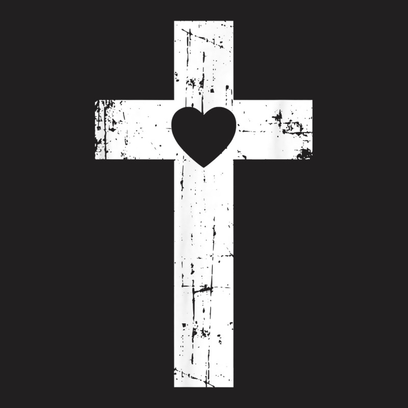 Heart Cross   Novelty Christian Faith T Shirt T-shirt | Artistshot