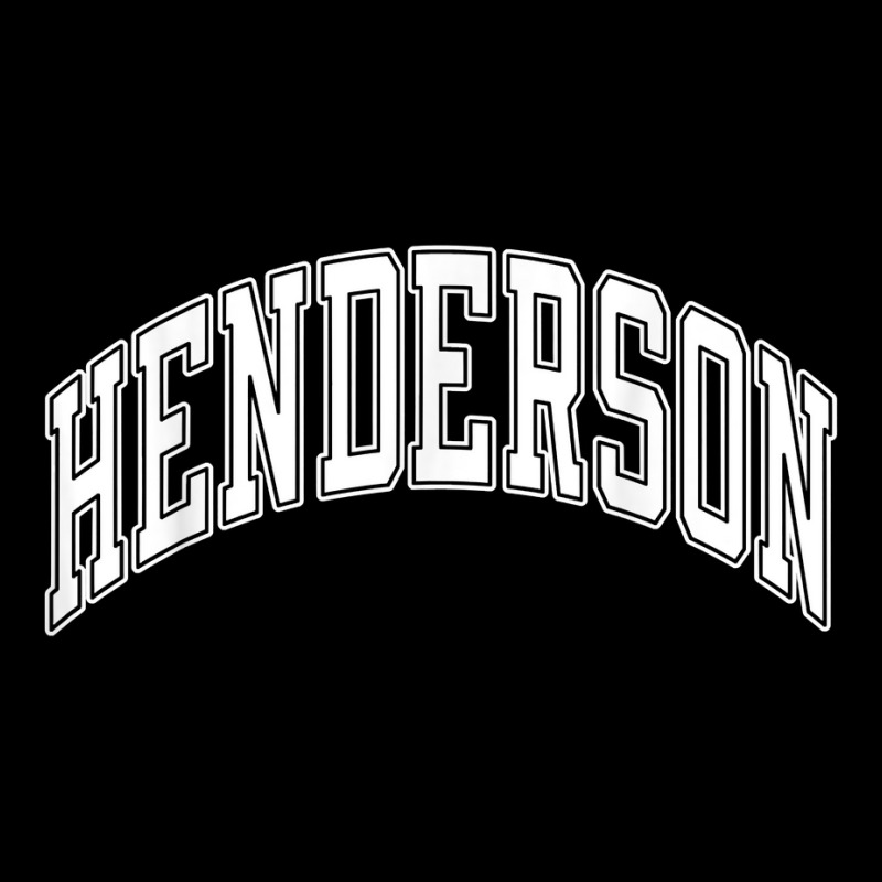 Henderson Nevada Nv Varsity Style White Text T Shirt Cropped Hoodie by vivianadubcy | Artistshot