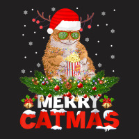 Merry Catmas Cat Christmas Pajamas X Mas Ugly Sweater Womens T Shirt T-shirt | Artistshot