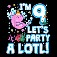 I'm 9 Year Old Let's Axolotl Party A Lotl! 9th Bday Axolotl T Shirt Unisex Jogger | Artistshot