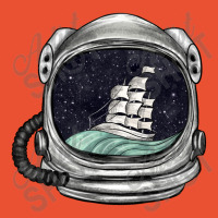 Astronaut And Ship Ladies Fitted T-shirt | Artistshot