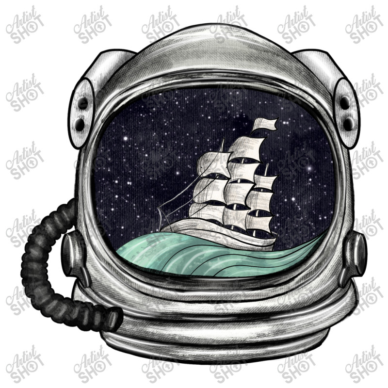 Astronaut And Ship Stainless Steel Water Bottle | Artistshot