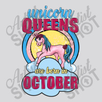 Unicorn Queens Are Born In October Women's Triblend Scoop T-shirt | Artistshot