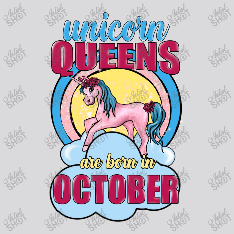 Unicorn Queens Are Born In October Women's Triblend Scoop T-shirt | Artistshot