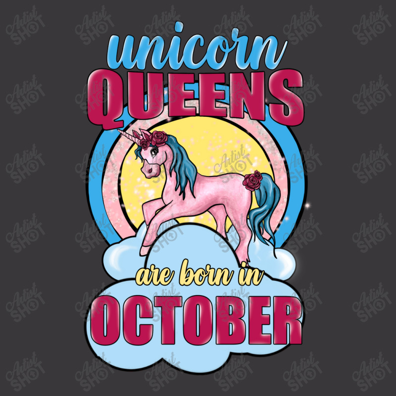 Unicorn Queens Are Born In October Ladies Curvy T-shirt | Artistshot