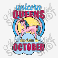 Unicorn Queens Are Born In October Scorecard Crop Tee | Artistshot