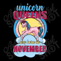 Unicorn Queens Are Born In November Cropped Sweater | Artistshot