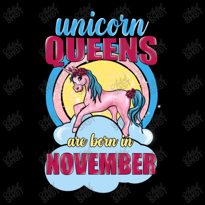 Unicorn Queens Are Born In November Cropped Sweater | Artistshot