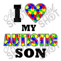 I Love My Autistic Son Autism V-neck Tee | Artistshot