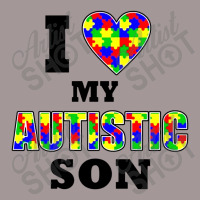 I Love My Autistic Son Autism Vintage Short | Artistshot