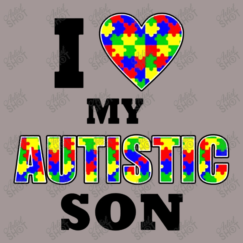 I Love My Autistic Son Autism Vintage Short | Artistshot