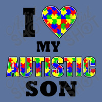 I Love My Autistic Son Autism Lightweight Hoodie | Artistshot