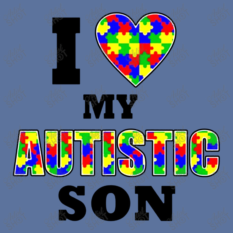 I Love My Autistic Son Autism Lightweight Hoodie | Artistshot