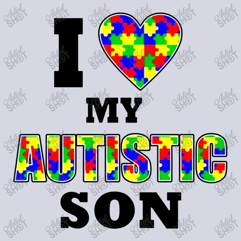 I Love My Autistic Son Autism Fleece Short | Artistshot