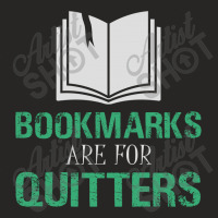 Bookmarks Are For Quitters Reading Ladies Fitted T-shirt | Artistshot