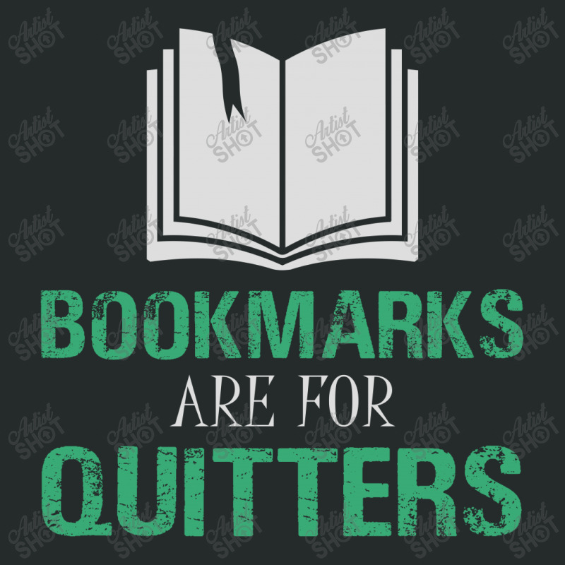 Bookmarks Are For Quitters Reading Women's Triblend Scoop T-shirt by JETSPEED001 | Artistshot