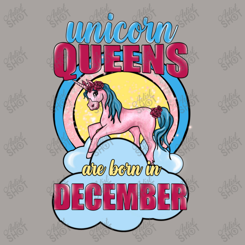 Unicorn Queens Are Born In December Racerback Tank | Artistshot