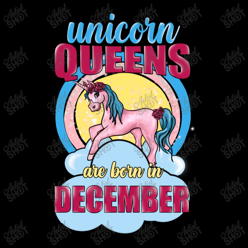 Unicorn Queens Are Born In December Cropped Sweater | Artistshot