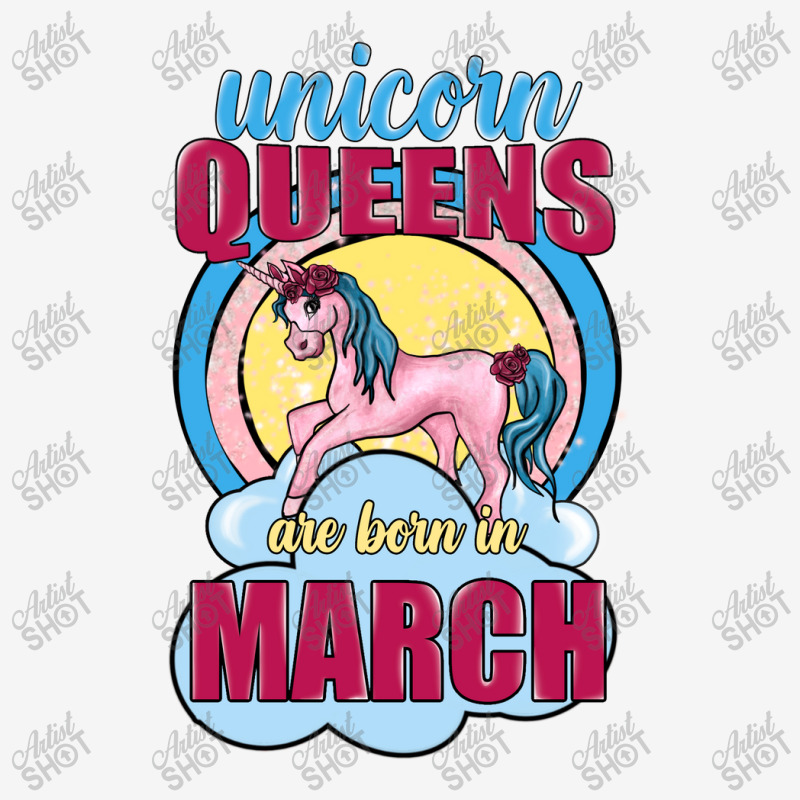 Unicorn Queens Are Born In March Drawstring Bags | Artistshot