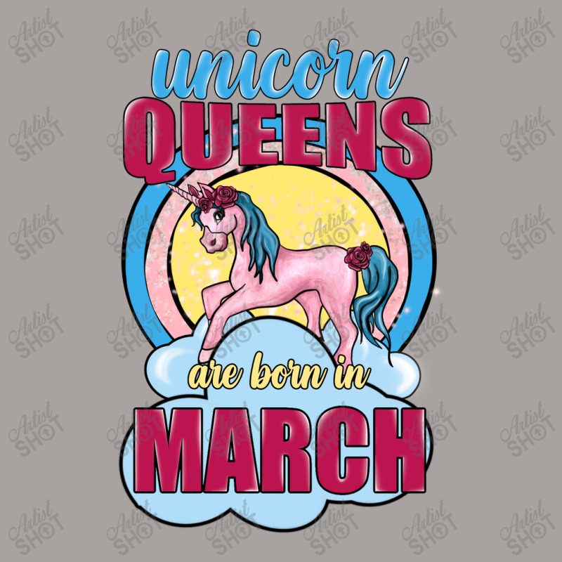 Unicorn Queens Are Born In March Racerback Tank | Artistshot