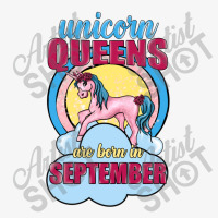 Unicorn Queens Are Born In September Ladies Fitted T-shirt | Artistshot