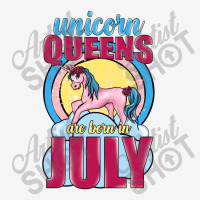 Unicorn Queens Are Born In July Ladies Polo Shirt | Artistshot