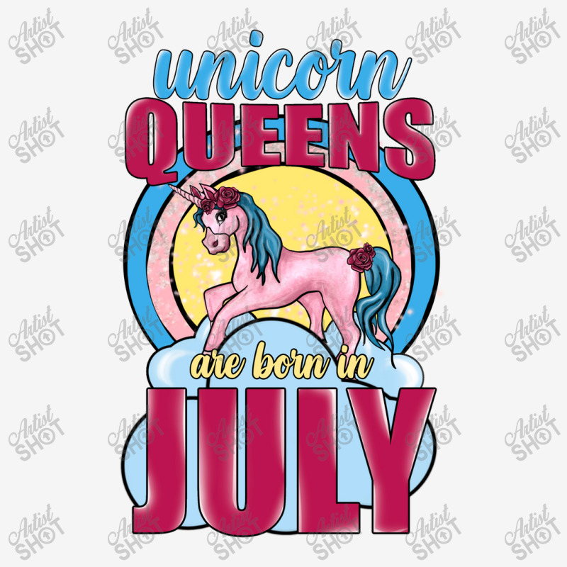 Unicorn Queens Are Born In July Ladies Polo Shirt | Artistshot