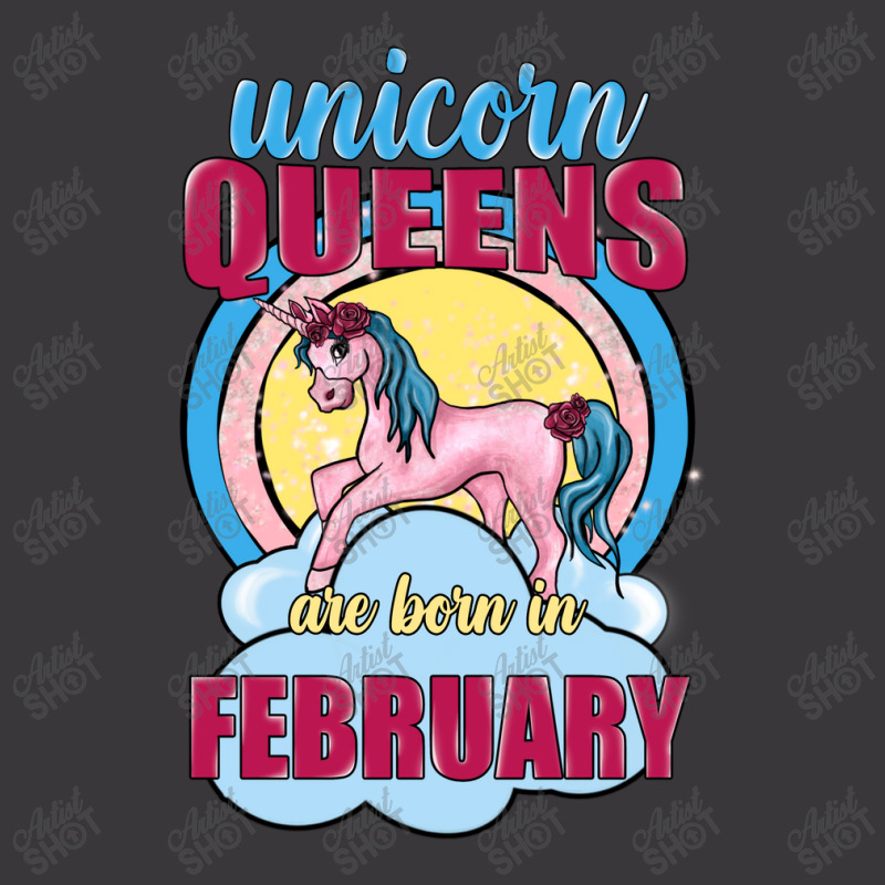 Unicorn Queens Are Born In February Ladies Curvy T-shirt | Artistshot