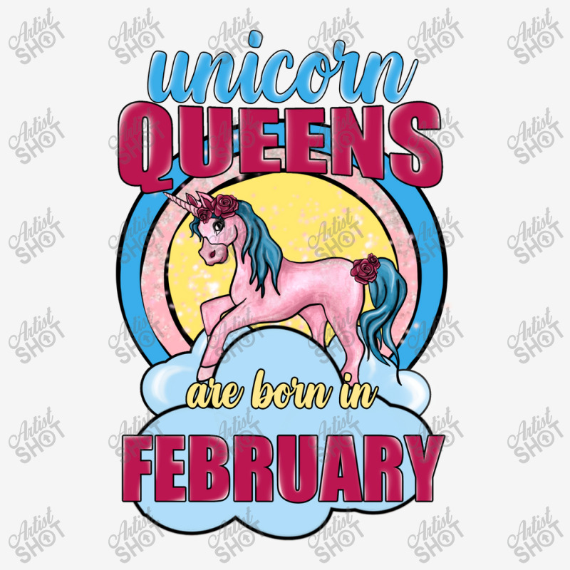 Unicorn Queens Are Born In February Ladies Polo Shirt | Artistshot