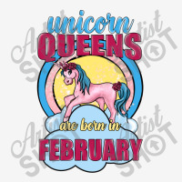 Unicorn Queens Are Born In February Scorecard Crop Tee | Artistshot