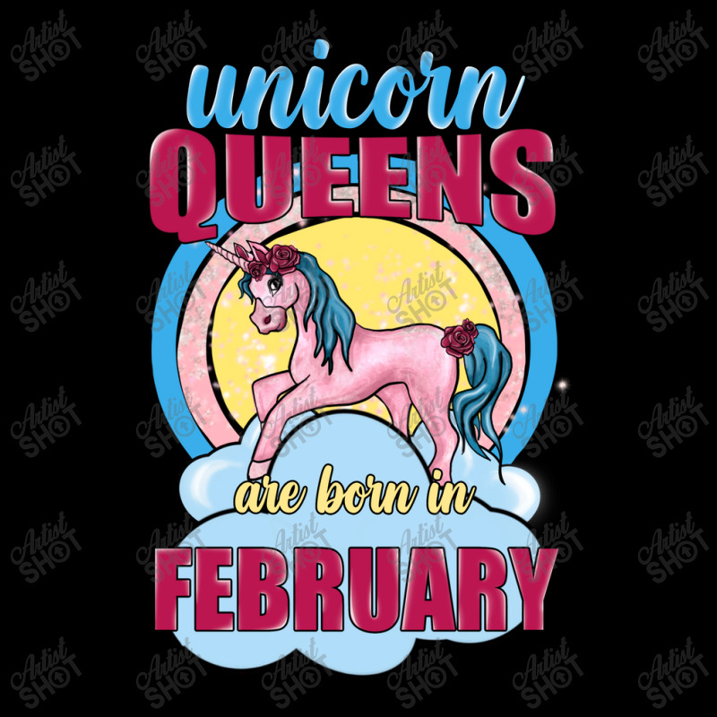 Unicorn Queens Are Born In February Cropped Sweater | Artistshot